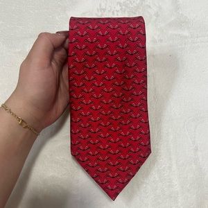 VINEYARD VINES CUSTOM SPIDER RED TIE